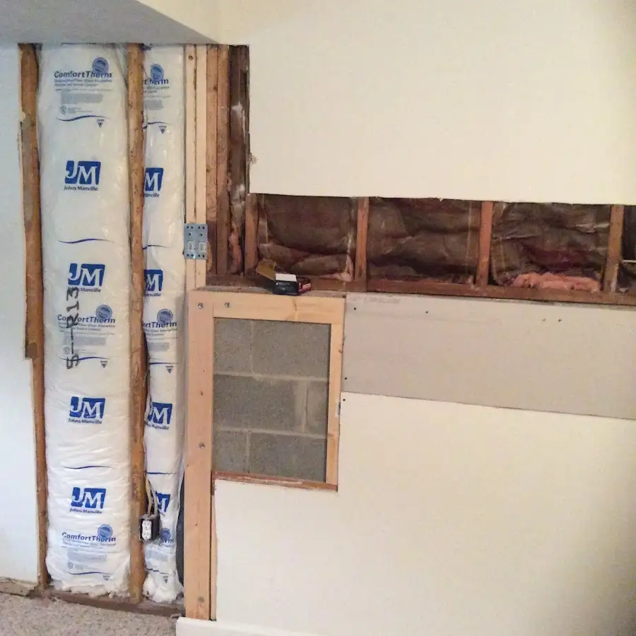 Wall insulation replacement during Structural Drying in Palo Alto